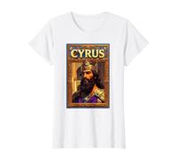 Cyrus Le Grand Roi Persan T-Shirt Graphique avec Valeur