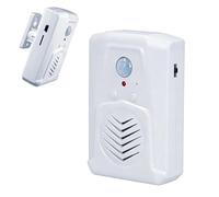 CYSFETENA Lecteur de son PIR activé par le mouvement - Haunted House Scream Box Haut-parleur, remplaçable par la voix et microphone intégré, idée pour la porte Greeter, alerte d'entrée, publicité de