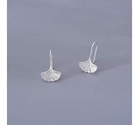 CYSJ Boucles d'oreilles Femme en Argent Sterling 925 Sweet Simple Leaf Ginkgo Biloba