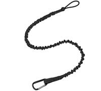 CYSKY 1 Pièces Laniere de Securite avec Mousqueton à verrou en Aluminium, Cordon de Sécurité Rétractable en extrémité de Boucle réglable, Limite de Poids maximale 13.6KG/30LBS (1 pièce)