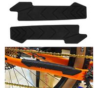 CYSKY 2 Pièces Protection de Chaîne de Vélo, Protection de Cadre de vélo, Support de Colle 3M Bien Collant, Durable, Léger