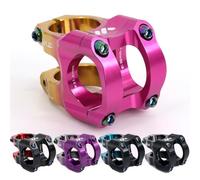 CYSKY 31,8 Potence de vélo 35mm Potence VTT Courte Collier de Guidon Ultra-léger en Alliage d'aluminium CNC 35mm pour VTT, vélo de Route, DH, Gravel, BMX