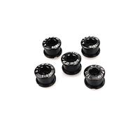 CYSKY Ensemble de 5 boulons de chaîne pour boulons Simples à chaîne Ajustables pour vélo de Route VTT, BMX, VTT, Fixie (Noir)