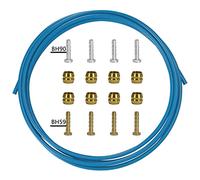 CYSKY Kit de Flexibles de Frein Bike Tube d'huile de Frein à Disque hydraulique 2500mm Kit de Flexibles de Frein à Disque hydraulique pour vélo de Montagne SRAM/Shimano BH59 BH90 (Bleu)