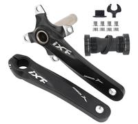 CYSKY Pédalier de VTT 170 175mm 104 BCD Jeu de Manivelle avec kit de Support inférieur et boulons de chaîne pour VTT BMX Downhill Ebike