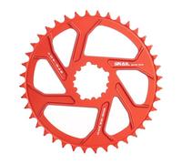 CYSKY Plateau Direct Mount 32/34/36/38/40 Dents, Déport 3mm, Plateau étroit Large, CNC 7075, Plateau de vélo pour pédalier SRAM GXP Interface (Rouge, 40 Dents)