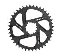 CYSKY Plateau Direct Mount 32/34/36/38/40 Dents, Déport 3mm, Plateau étroit Large, CNC 7075, Plateau de vélo pour pédalier SRAM GXP Interface (Noir, 40 Dents)