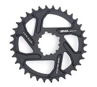 CYSKY Plateau Direct Mount 32/34/36/38/40 Dents, Déport 3mm, Plateau étroit Large, CNC 7075, Plateau de vélo pour pédalier SRAM GXP Interface (Noir, 34 Dents)