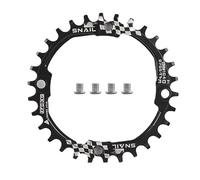 CYSKY Plateau Large et étroit 104BCD 30T Vélo Plateau Simple pour 9 10 11 Vitesses, idéal pour la Plupart des vélos de vélo de Route, vélo de Montagne, vélo de Montagne BMX (Noir)