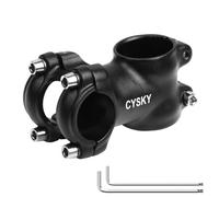 CYSKY Potence de vélo 25,4 Potence 32mm 45mm 7 Degrés Potence VTT Potence Courte Guidon pour vélo de Montagne, vélo de Route, VTT, BMX, City, Gravel, Ebike (25,4 x 45mm)