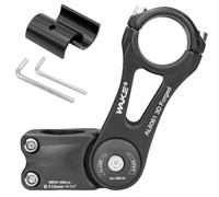 CYSKY Potence de Vélo universelle 31,8mm et 25,4mm réglable ± 90 Degrés 90mm 110mm 145mm Potence VTT Potence de vélo Riser Potence courte pour VTT Vélo de route BMX Vélo de ville Vélo (110mm)