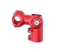CYSKY Potence VTT Réglable 25,4 31,8 60mm/80mm/93mm/100mm 0-90 Degrés Réglable Potence de Vélo de Montagne Potence de Guidon pour VTT vélo de Route City Gravel Bike