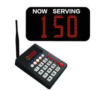 CYSSJF Gestion de File d'Attente (1 Écran +1 Clavier) | Pour Restaurant/Magasin/Pharmacie/Clinique/Salle d'Attente : Appel Client/Patient | Pour Église : Affichage de Numéros de Cantique