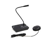 CYSSJF Système d'interphone de fenêtre/compteur bidirectionnel avec fonction muet interphone anti-interférences Microphone et haut-parleur Banque Interphone en verre pour banque/hôpital/cabine de