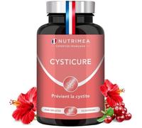 Cysticure ? Cystite - Remede Naturel Contre Les Infections Urinaires ? Fabrication Francaise ? 60 Gélules Végétales - Nutrimea