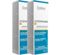 Cystiphane + Shampoing Anti-Chute Chute De Cheveux (Occasionnelle Ou Chronique) Redensifie Et Protège Contre La Casse & La Chute Volume, Résistance & Souplesse 2x200 Ml[Z2042]