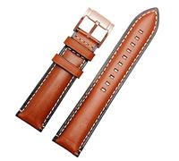 CYSUE Bracelet vintage en cuir de vache véritable pour Fossil BQ2363/2453 ME3099 3052 3054 FS5380/5453 FS4735 FS4812, 22mm