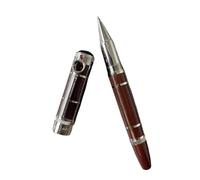 CYSUE Stylo plume rond en forme de loupe - Stylo à bille - Qualité supérieure - Cadeau - B7, juste un stylo