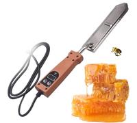 CYTBEK Couteau électrique de débouchage de Miel, Outils d'apiculture, contrôle de la température de 50 à 180 ℃, Couteau Chaud de débouchage de Miel, avec Fonction de mémoire, Outils d'apiculture