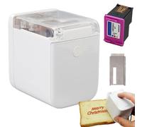 CYTBEK Mini imprimante Alimentaire à Jet d'encre Couleur, imprimante Comestible Portable, avec Technologie avancée à Jet d'encre Thermique, imprimante Comestible, pour Pain, café, gourmets, Cuisine
