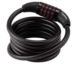 CYTEC Câble antivol Spiral 180 Code Noir Taille Unique