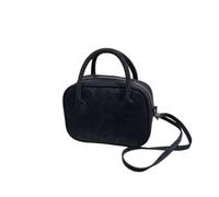 CYUCHENC Sac Femme À Main Une Épaule, Design De Niche, Texture Imprimée Léopard, Mode Rétro, Polyvalent, Simple, Décontracté, Bandoulière-Bleu-Ajouter des Accessoires