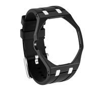 CYUXING Bracelet Silicone pour AP Swatch Royal Pop, Cadre PC Antichoc | Bracelet de remplacement réglable avec pare-chocs. Accessoire de sport idéal pour hommes et femmes. Durable et confortable