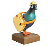 CYWBUEAFY Mini pigeon voyageur, décoration de bureau avec rangement caché, imprimé en 3D pour ranger petits billets et bibelots, décoration d'intérieur