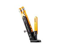 CYXPDX Bequille Laterale Moto pour Suzuki V-Strom 650 Standard 2004-2024,Trépied en Alliage D'aluminium Réglable Pied Côté Support Moto Accessoires,A-Yellow