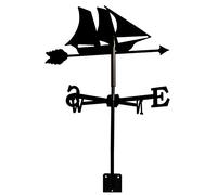 CYXZX Girouette de Bateau en Acier Inoxydable Indicateur de Direction du Vent Girouette créative pour la décoration du Jardin et du Patio (Size : Small Size)