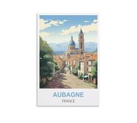 CYYHGEE Poster vintage sur toile Aubagne France - Décoration murale pour salon - 20 x 30 cm
