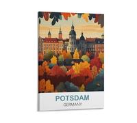 CYYHGEE Poster vintage sur toile Potsdam Germany - Décoration murale d'intérieur - 50 x 75 cm