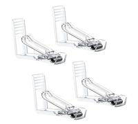 CZ Store®-✮Marque Française✮-Pince Nappe|Lot de 8|✮✮Garantie A Vie✮✮-Fixe Nappe avec Clip à Ressort-Pince Nappe Exterieur en Plastique avec Attache Durable et Solide- Pince Nappe Transparent (4 PCS)