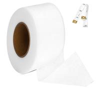 CZ Store - ✮Marque Française✮- ruban thermocollant |64 M X 40-60 MM|✮✮GARANTIE A VIE✮✮-Ourlet thermocollant adhesif rideau/pantalon/robe/jean- bande transparente tissu- fer à repasser (60 MM)