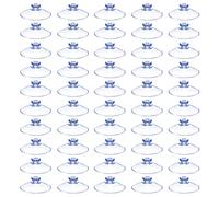CZ Store®-✮Marque Française✮-Ventouse|50 pcs|✮✮Garantie A Vie✮✮-Mini Ventouse|Taille 30MM|Ventouse Transparente a Forte adhérence pour Surface Lisse-Petite Ventouse en Plastique PVC sans Crochets