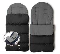 Cz-xing Poussette Chancelière pour bébé universelle bébé Poussette Doublure polaire Snuggly Cosytoes Chancelière Fixation universelle pour poussettes poussettes landaus Buggys bébé joggeurs