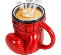 CZ-XING Tasse à café en forme de gant de boxe de 355 ml avec poignée, tasse à café personnalisée avec poignée isotherme, cadeau amusant pour homme et femme, pour les amateurs de sport, anniversaire