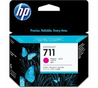 CZ135A Lot de 3 cartouches d'encre HP 711 magenta 29 ml avec encre HP d'origine, pour traceurs grand format HP DesignJet T120, T125, T130, T520, T525, T530 et tête d'impression HP 711 DesignJet