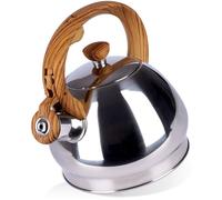 Orion Bouilloire automatique pour gaz et induction Acier inoxydable avec sifflet