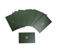 CZAKOMIX 40 PCS Mini Envelopes, Petite Enveloppe Mariage, Enveloppe Anniversaire, Enveloppes Cadeau, Pour NoëL, Thanksgiving, Mariage, Anniversaire, Fête(Vert Foncé Nacré)