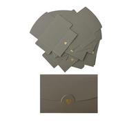 CZAKOMIX 40 PCS Mini Envelopes, Petite Enveloppe Mariage,Enveloppe Cadeau,Avec Boucle En Forme De Cœur,Pour Les Invitations,Les Mariages,Les Cartes-Cadeaux Diy,Noël Et La Saint-Valentin(Blanc Argenté)