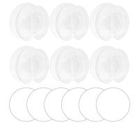 CZAKOMIX 6 Pièce Organisateur Cable, Clips de Câble Adhésifs, Transparent Organisateur de Cable, Range Cable Bureau, Cables Management pour Desk, Table de Nuit, Chargeur, Petits Appareils Ménagers