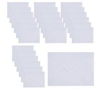 CZAKOMIX 60 Enveloppes Blanches, 15.5 x 10.5 cm, Enveloppe Mariage, Mini Enveloppe, Enveloppes Cadeau, Sans Fenêtre, Fermeture Adhésive, pour Lettres, Invitations, Cartes de Vœux, Mariage (Sans Carte)
