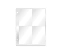 CZAKOMIX 80 Toploader, Utilisables des Deux Côtés, Album Carte, 640 Pochette Plastique, 19,5 * 15,5cm,pour 3 Classeurs À Anneaux,pour Cartes À Collectionner, Cartes Postales, Photos,Carte de Foot