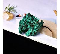 CZAOINCU 1PC Naturel Vert Malachite Pierre Quatrz CrystalRough Minerai Rock Spécimen À Collectionner for La Décoration Intérieure GifiCrystal Stone Collecte à Domicile
