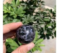 CZAOINCU de sphère de Roche de Boule de Gabbro Poli Naturel de 30~40 mm Collecte à Domicile
