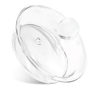 Czarixa Couvercle de théière en verre de rechange pour théière Teabloom Celebration, couvercle transparent de rechange, dessus en borosilicate pour théières de 963,9 à 1,2 l, bouilloire, cuisinière et