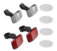 CZAYEFNH 8 Pièces Catadioptre Velo,Réflecteurs pour Rayon Vélo, Catadioptre Velo,Vélo Route Réflecteurs, Catadioptre pour Accessoire de Sécurité de Conduite de Nuit de Roue de Vélo