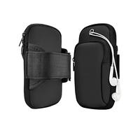 CZAYEFNH Brassard de Sport, Fitness Brassard Sport Porte Monnaie Pochette Sac Téléphone Portable pour Smartphone Jusqu’à 6.2 Pouces, Compatible avec Iphone 14 13 12 11 XS XR X PlusSamsung, Huawei