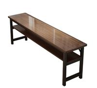 CZDANG Bureau de Lecture étroit en Bois avec étagères, Tables Robustes for Ordinateur Portable, Table de Salle à Manger Minimaliste for Bureau, Bureau à Domicile et Petits espaces(Marron)